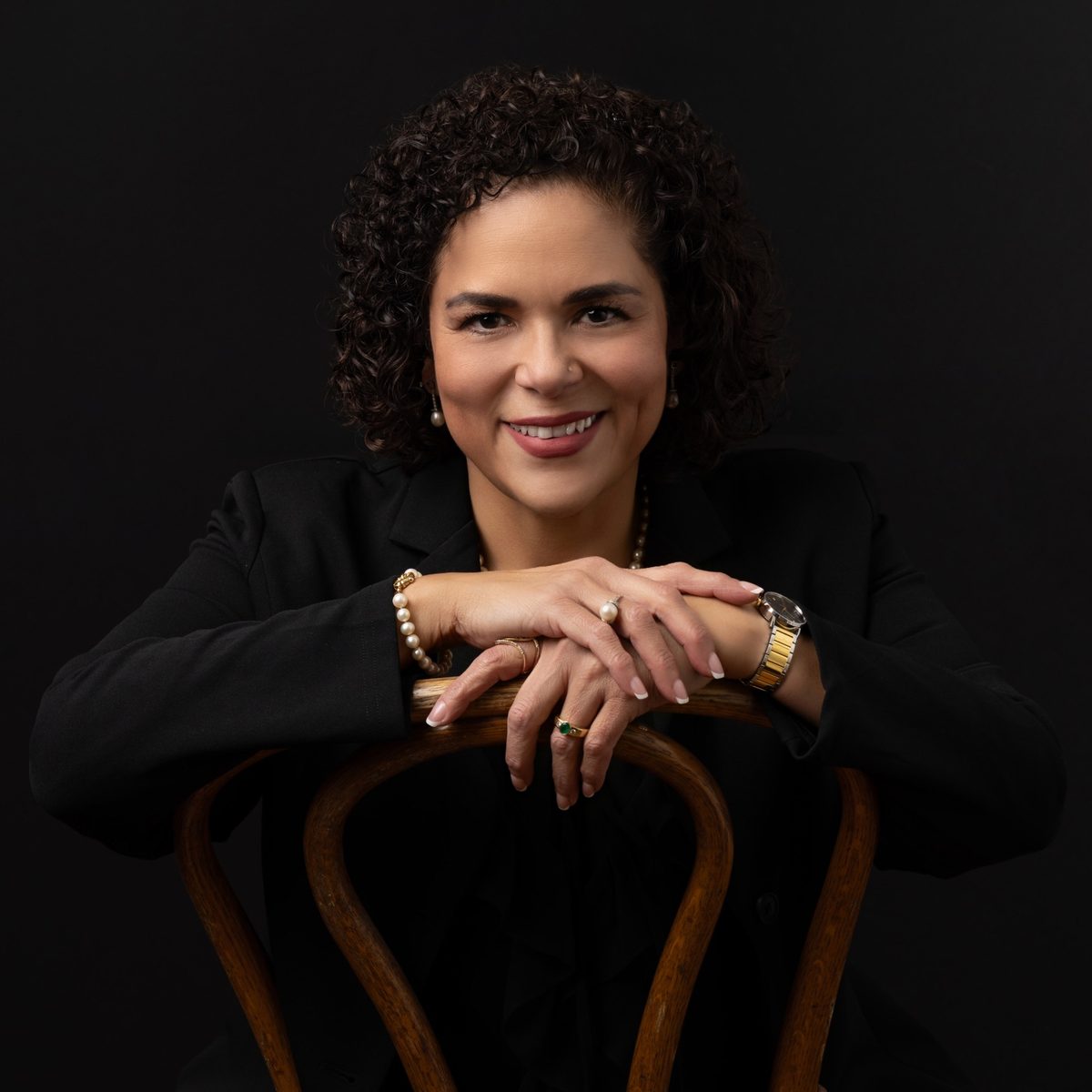 Editorial portrait of Maria F. Espinosa, Founder and Principal Advisor of Black Oak Pathways